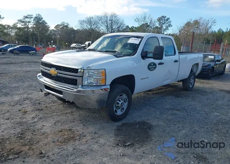 2013 Chevrolet Silverado 2500Hd Work Truck из США, поврежденный, VIN 1GC1CVCGXDF131408